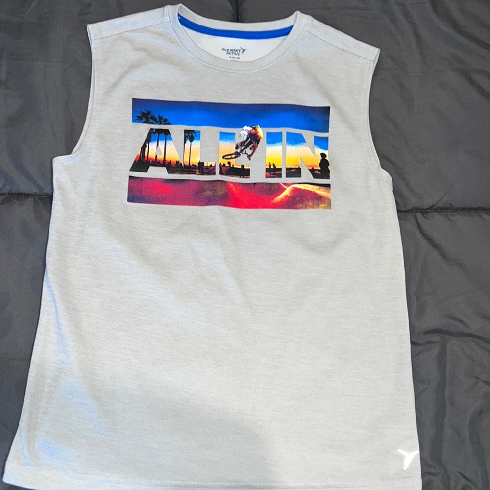 Boy’s lightweight cut off shirt